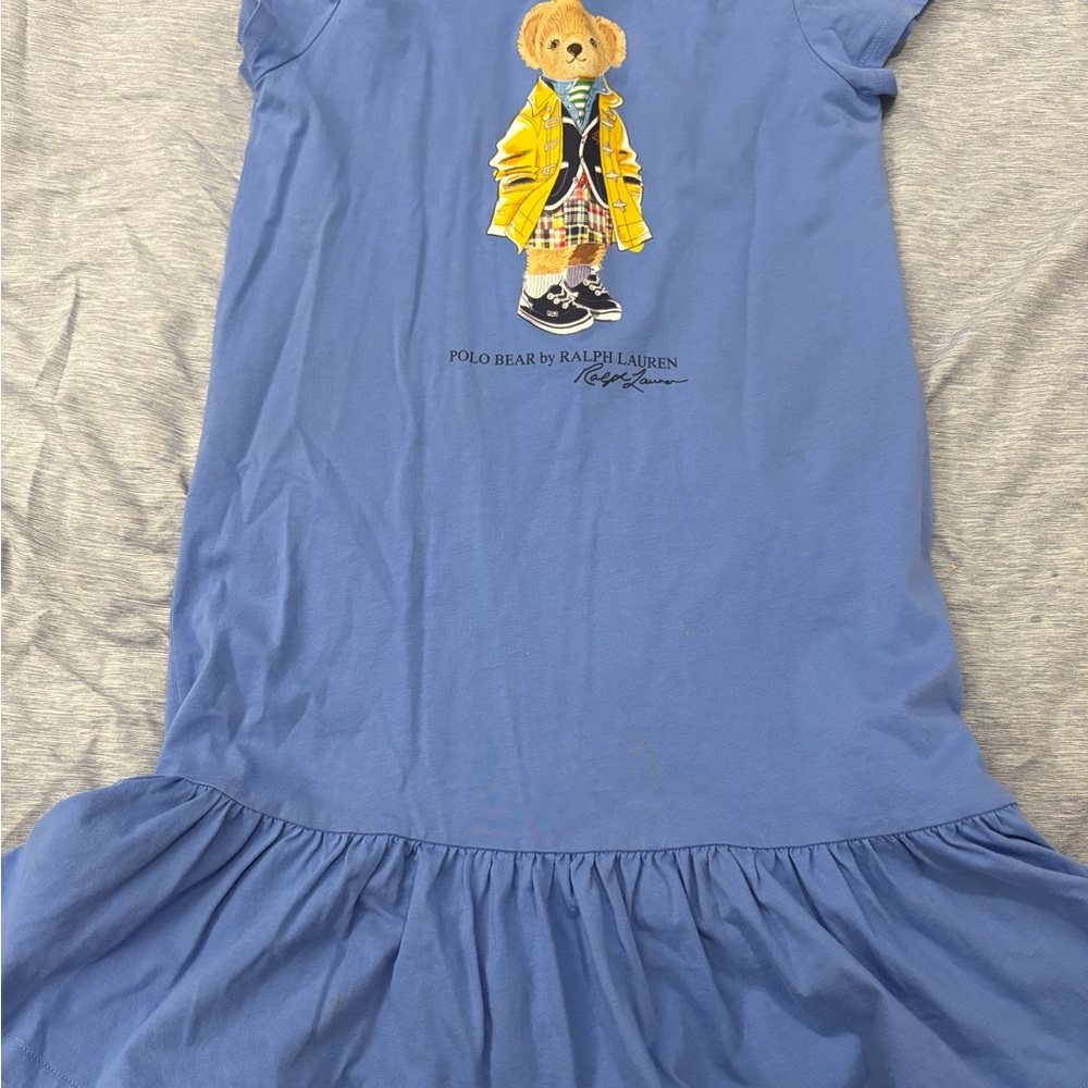 Ralph Lauren Blue Polo Bear Dress